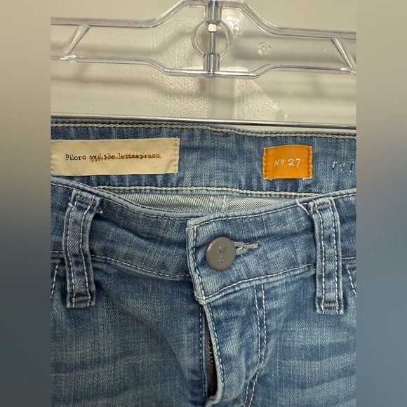Women’s Pilcro And The Letterpress Skinny Leg Medium Wash Jeans Size 27 Denim - Picture 3 of 9